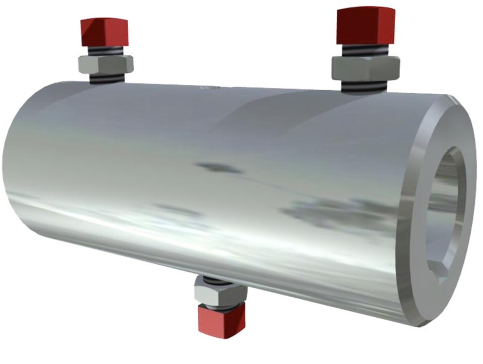 Acoplamiento 25 4mm L 120mm Doco