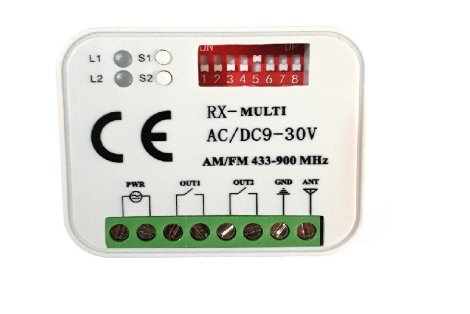 Receptor RX MULTI 433-868 Mhz