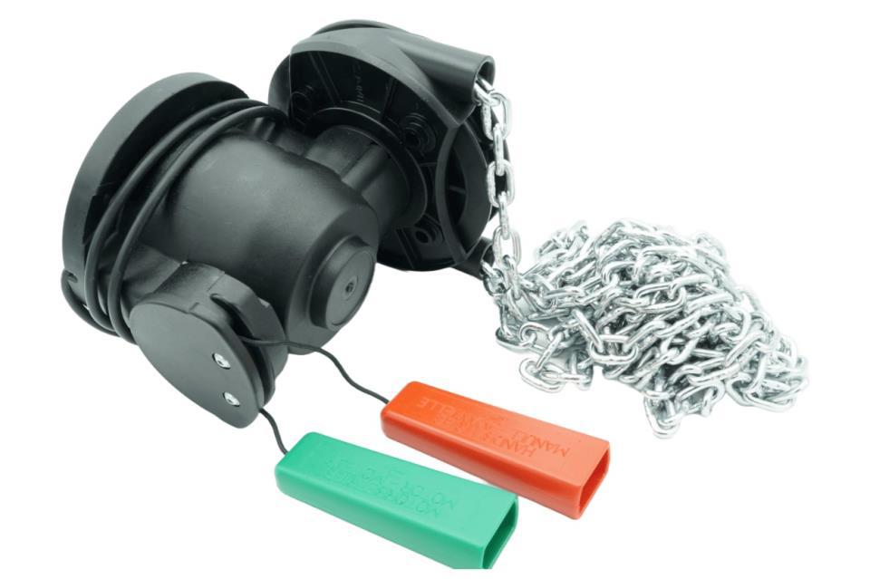 Accionamiento de emergencia manual de cadena 4m