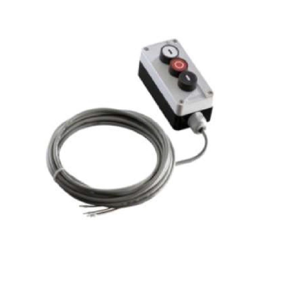 Botonera 3 pulsadores IP65 f/hombre presente 5 m