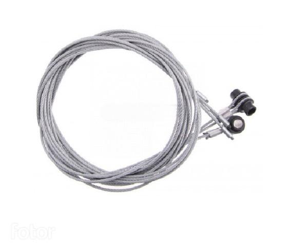 Cable acero d  3 mm para puerta Hörmann con guías