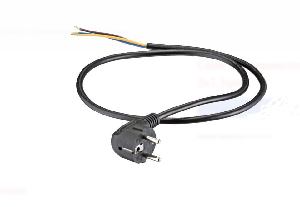 Cable de alimentación Sommer 230V 3x1 5 qmm 1 3 m