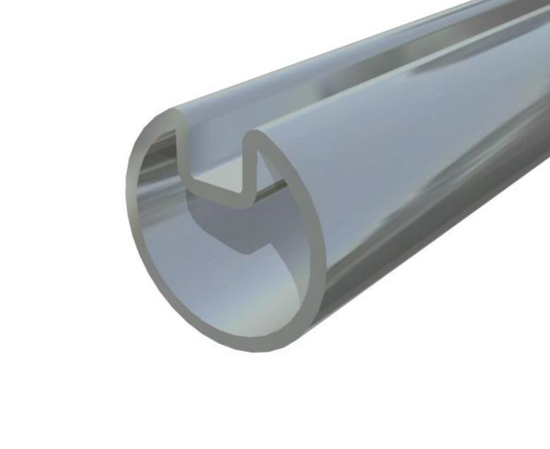 Eje hueco c/chaveta L 3200 mm grosor 1 8mm Sommer